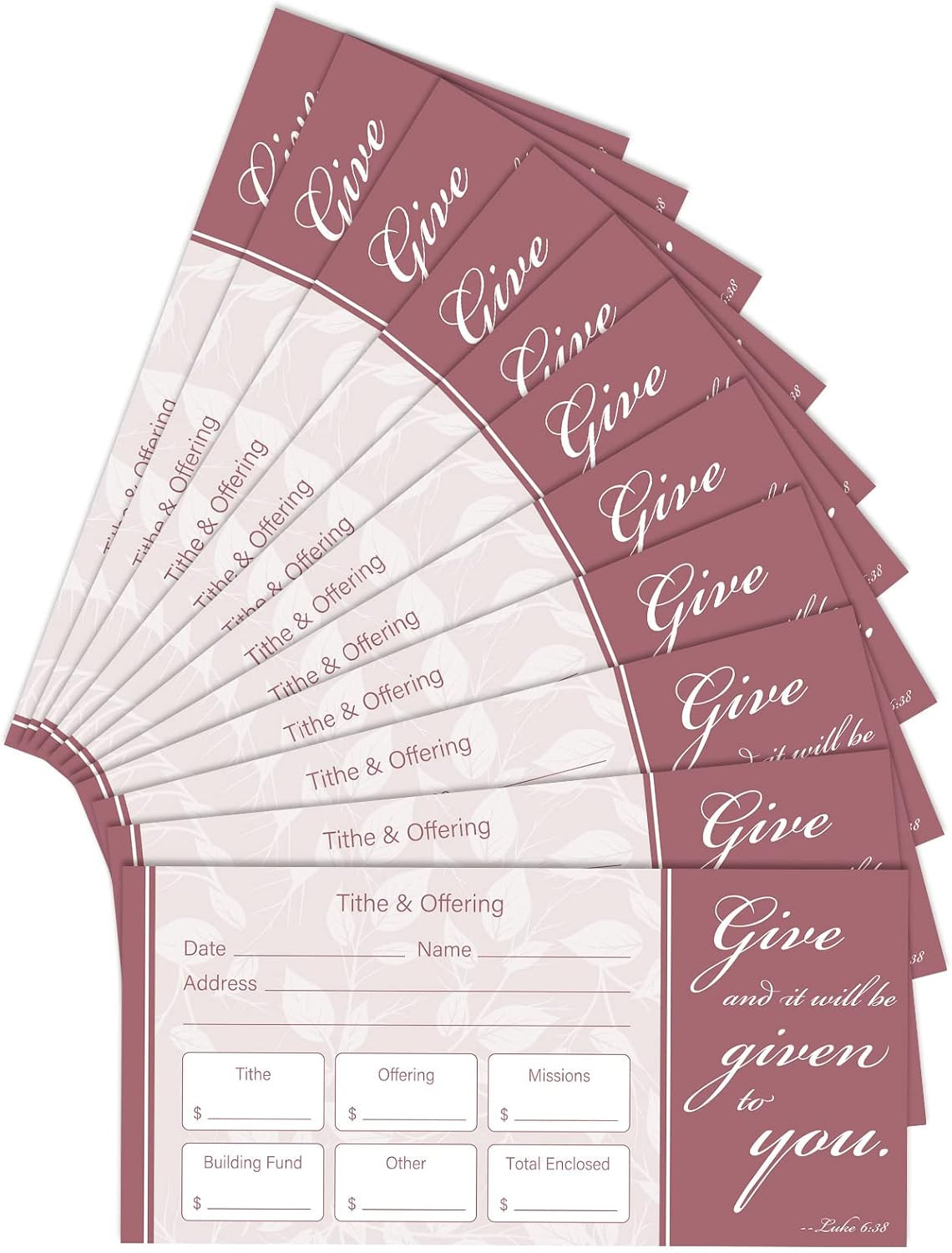 Eaasty 200 Pieces Church Offering Envelopes My Offering Bill Size Envelope Churc