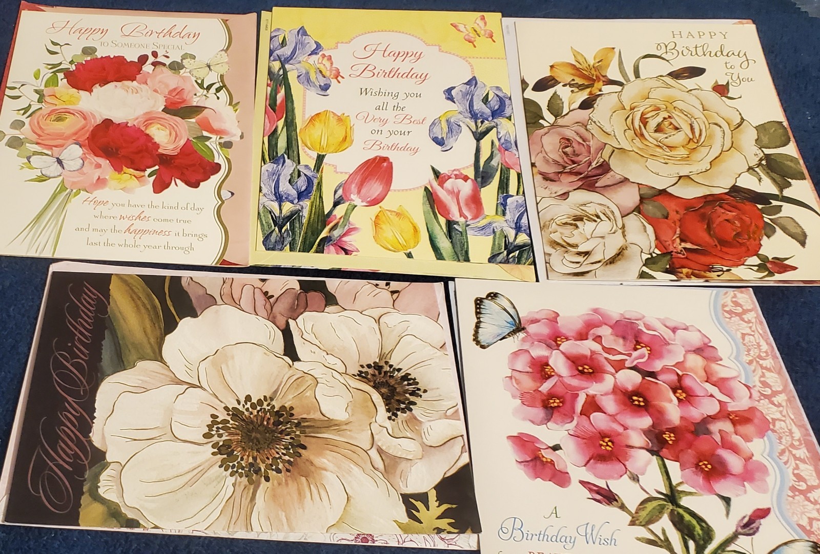 5 Asst. Samantha Chase Meyer Thoughts and Inspirations BIRTHDAY Greeting Cards