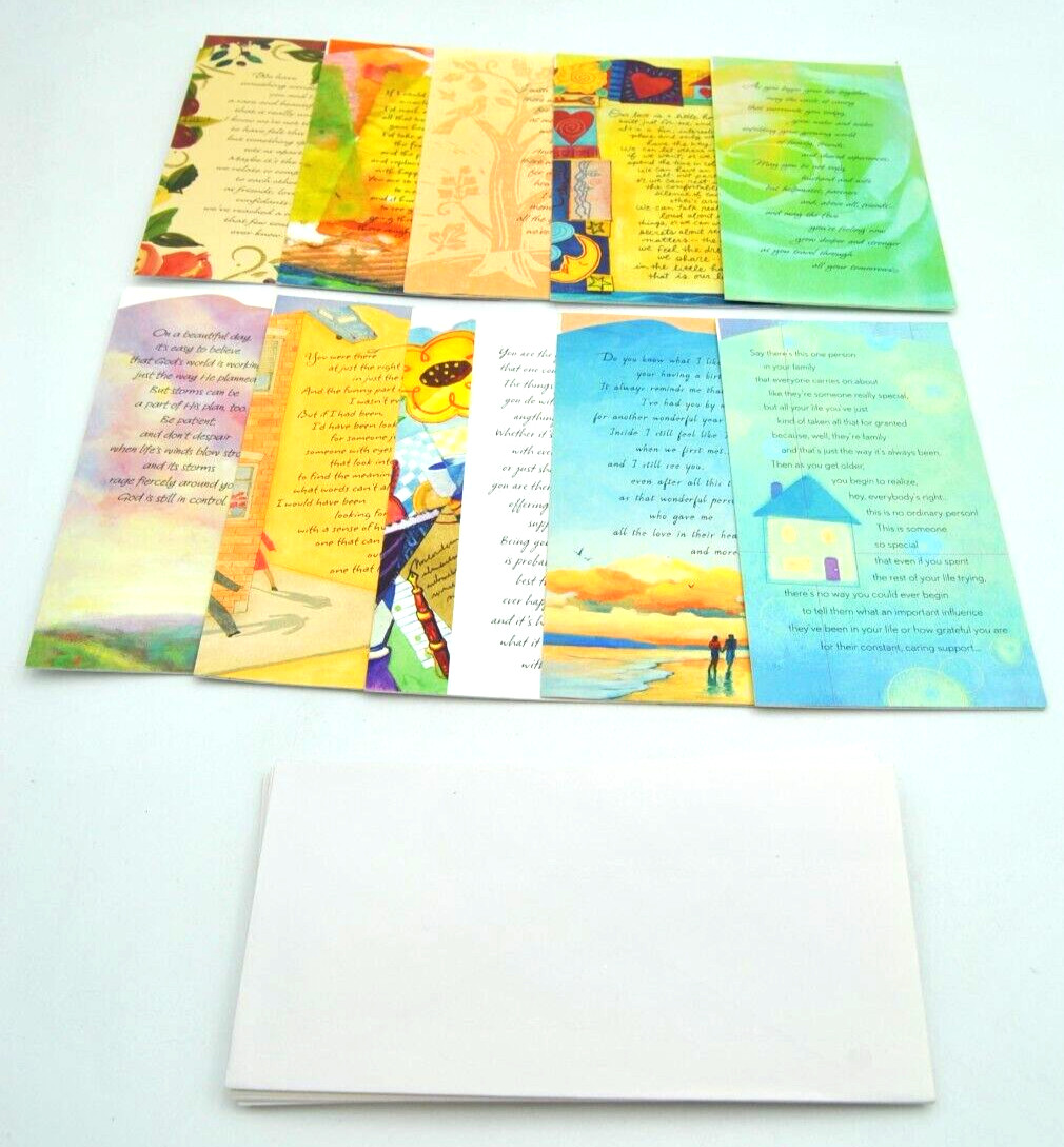 (10) Hallmark BETWEEN YOU AND ME Family,Love,Friend,Wedding,Support Cards NEW