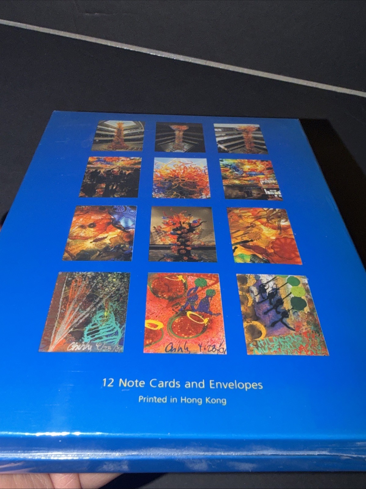 Chihuly Fireworks Of Glass 12 Note Cards & Envelopes Children’s Museum New