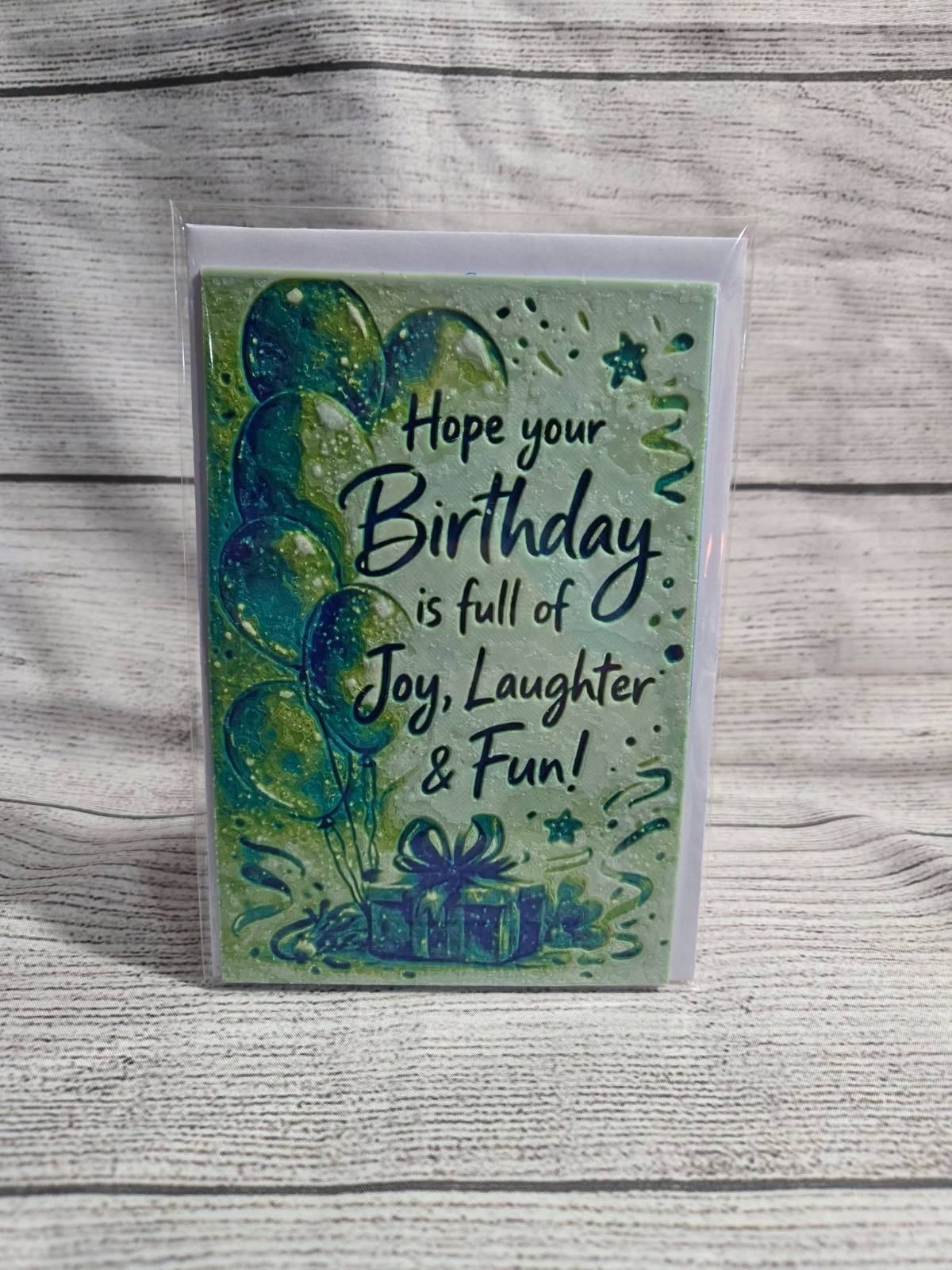 Birthday 3d printed card