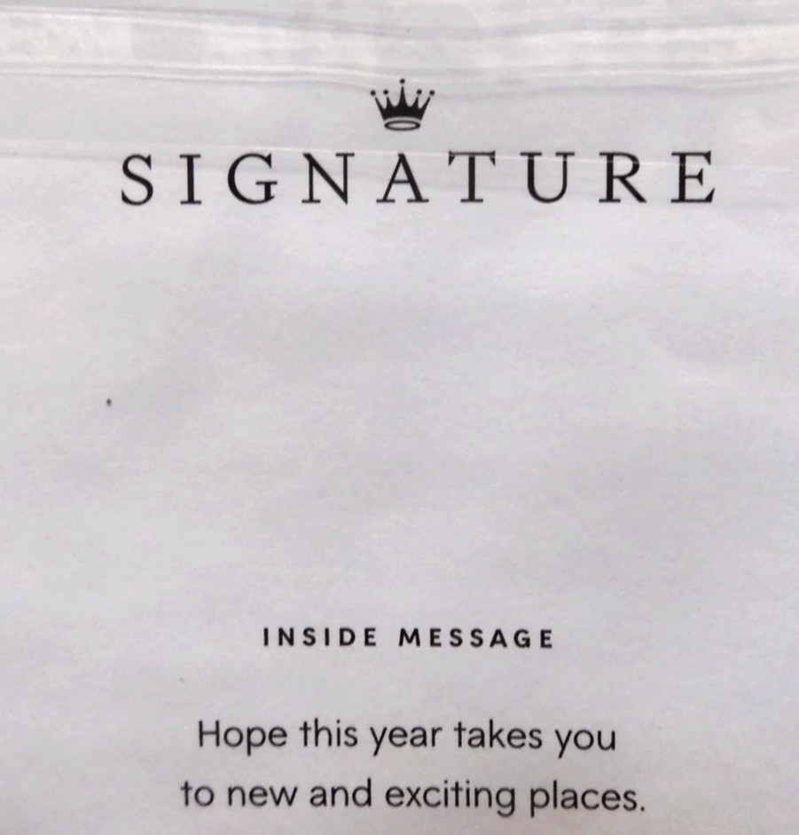 1 Hallmark Signature Card High Quality Birthday Ship in a Bottle Adventure Await
