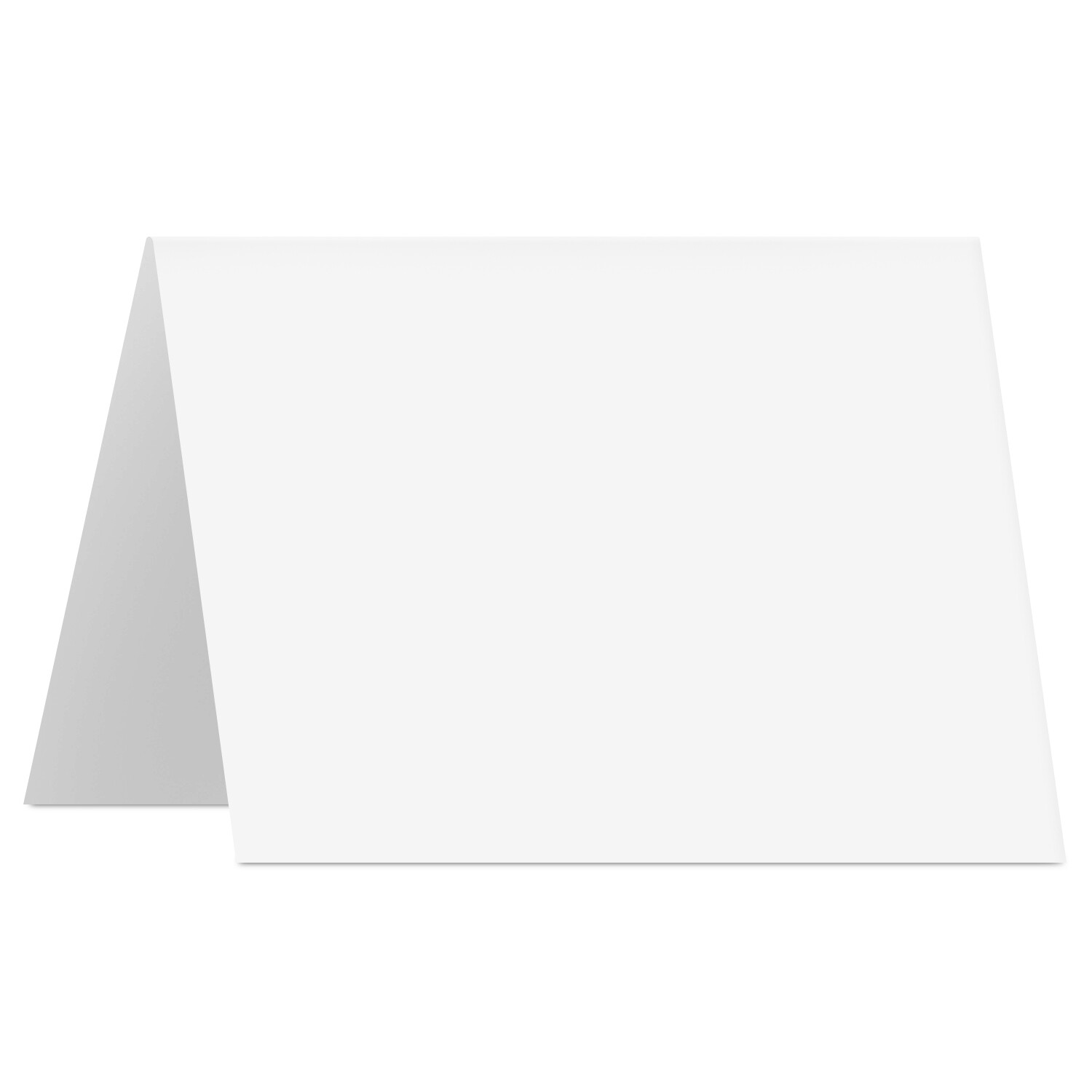 White Fold Over Greeting Cards – Heavy 80lb Cover – 4.25 x 5.5 (A2) – 50 PK