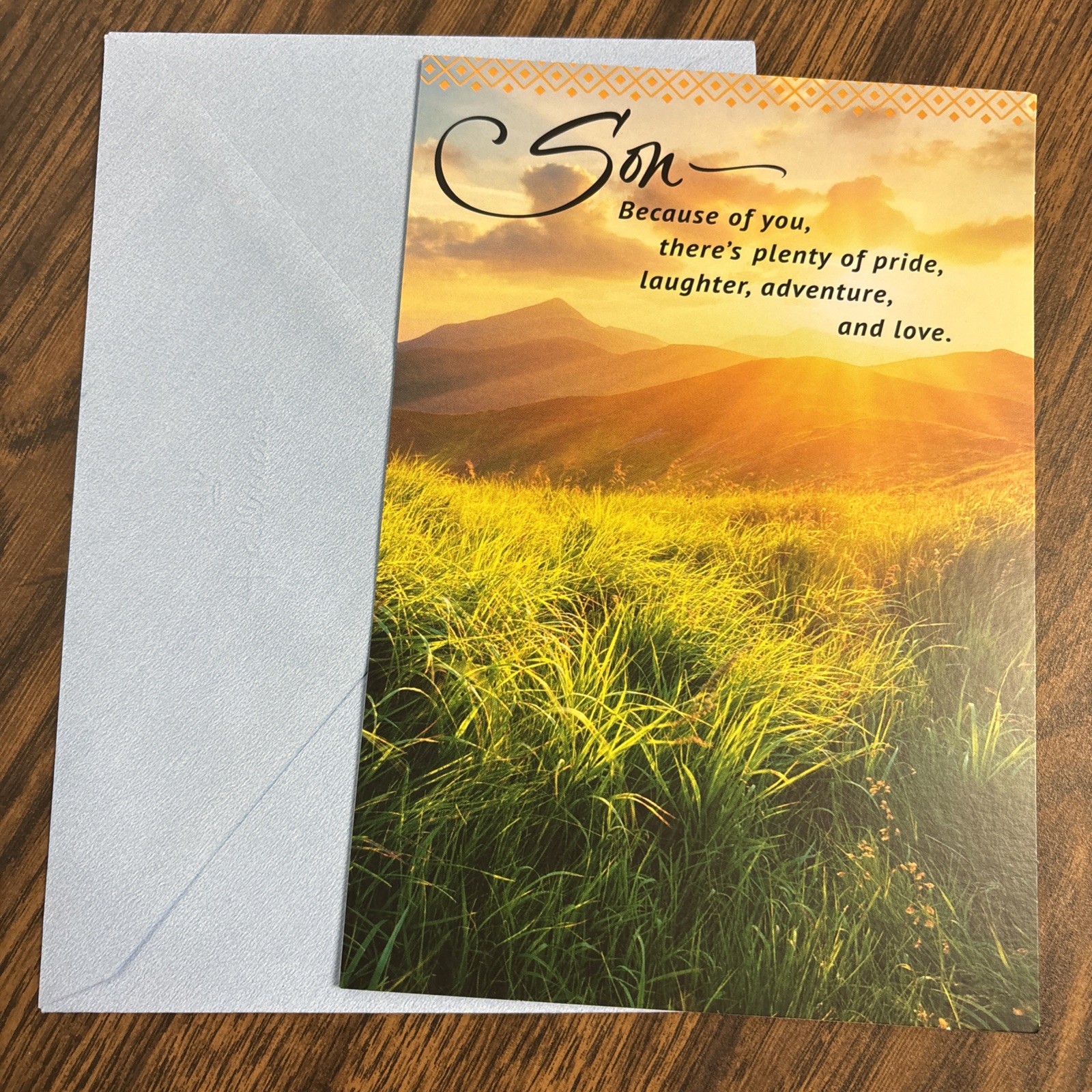 Happy Birthday Son Blessings And Love Religious Greeting Card Cake