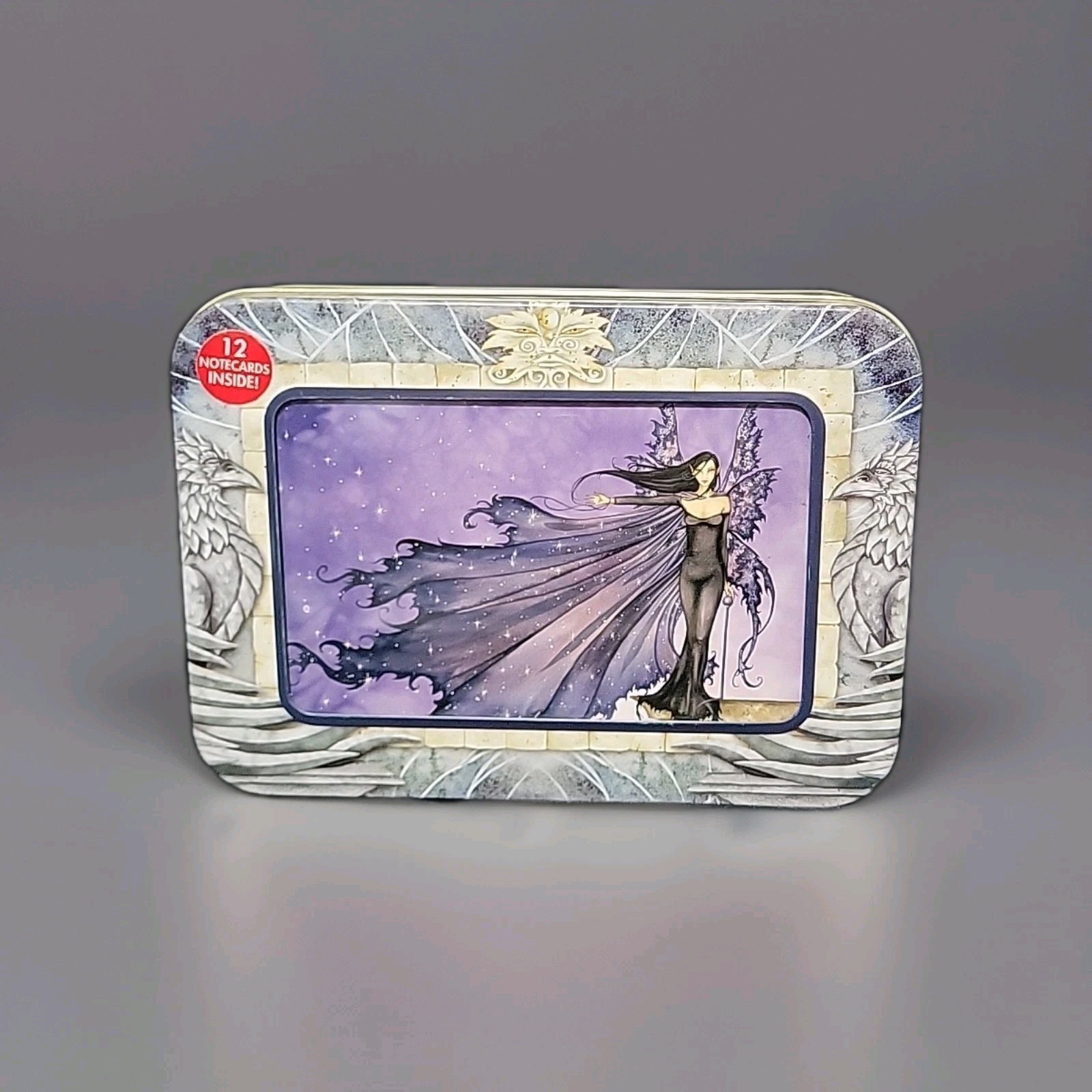 Cloak of Stars Fairies Tin with 12 Notecards. New. Open box.