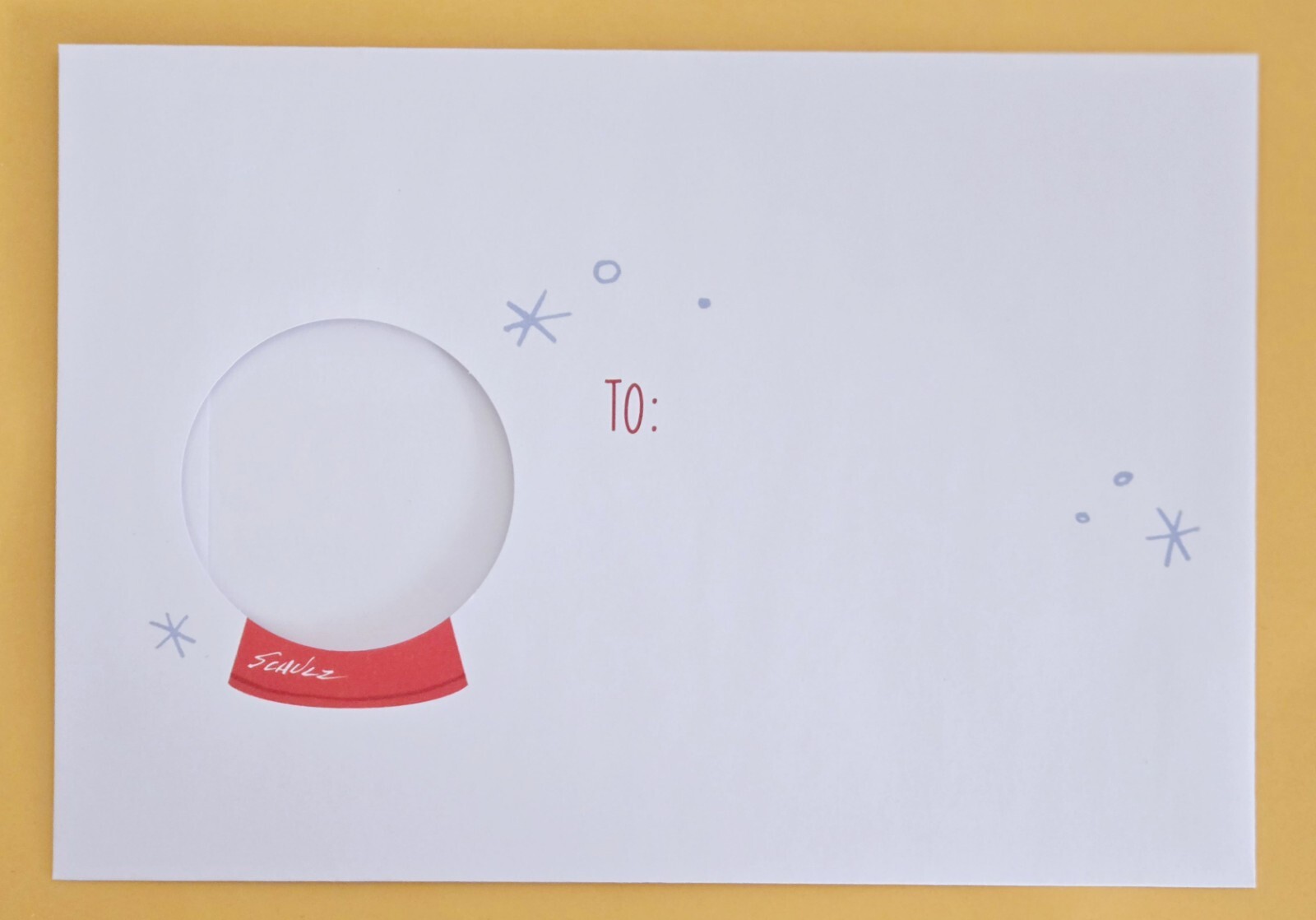 Peanuts “Snoopy & Friends” Merry Christmas Greeting Card (+Envelope 5×7″).