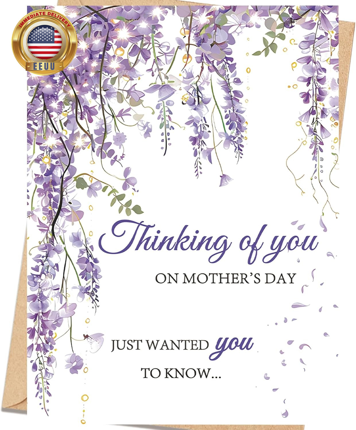 Mothers Day Card – Beautiful Floral Happy Mothers Day Gifts for Mom ⭐️⭐️⭐️⭐️⭐️