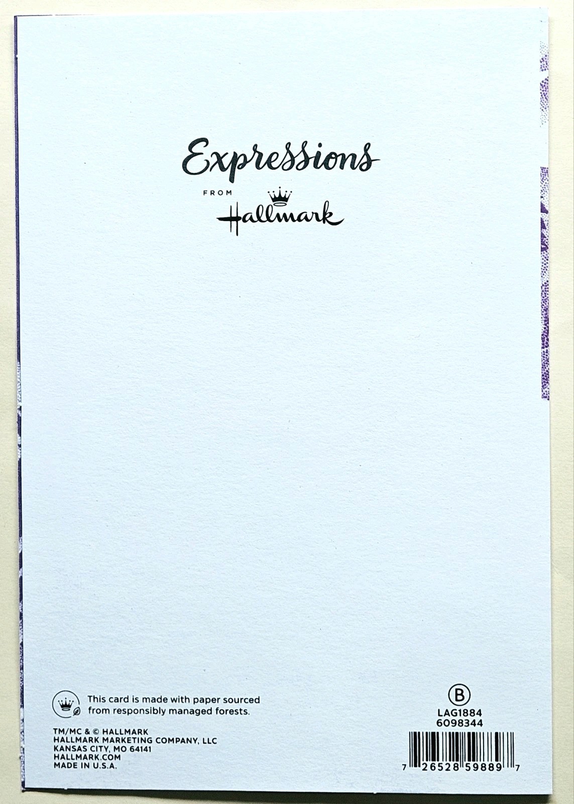 For My Wife With Love. Happy Anniversary Greeting Card Large Size (+Envelope)