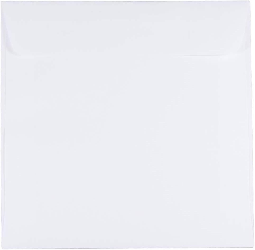 50-Pack White Invitation Envelopes – 6.5 x 6.5 Inches