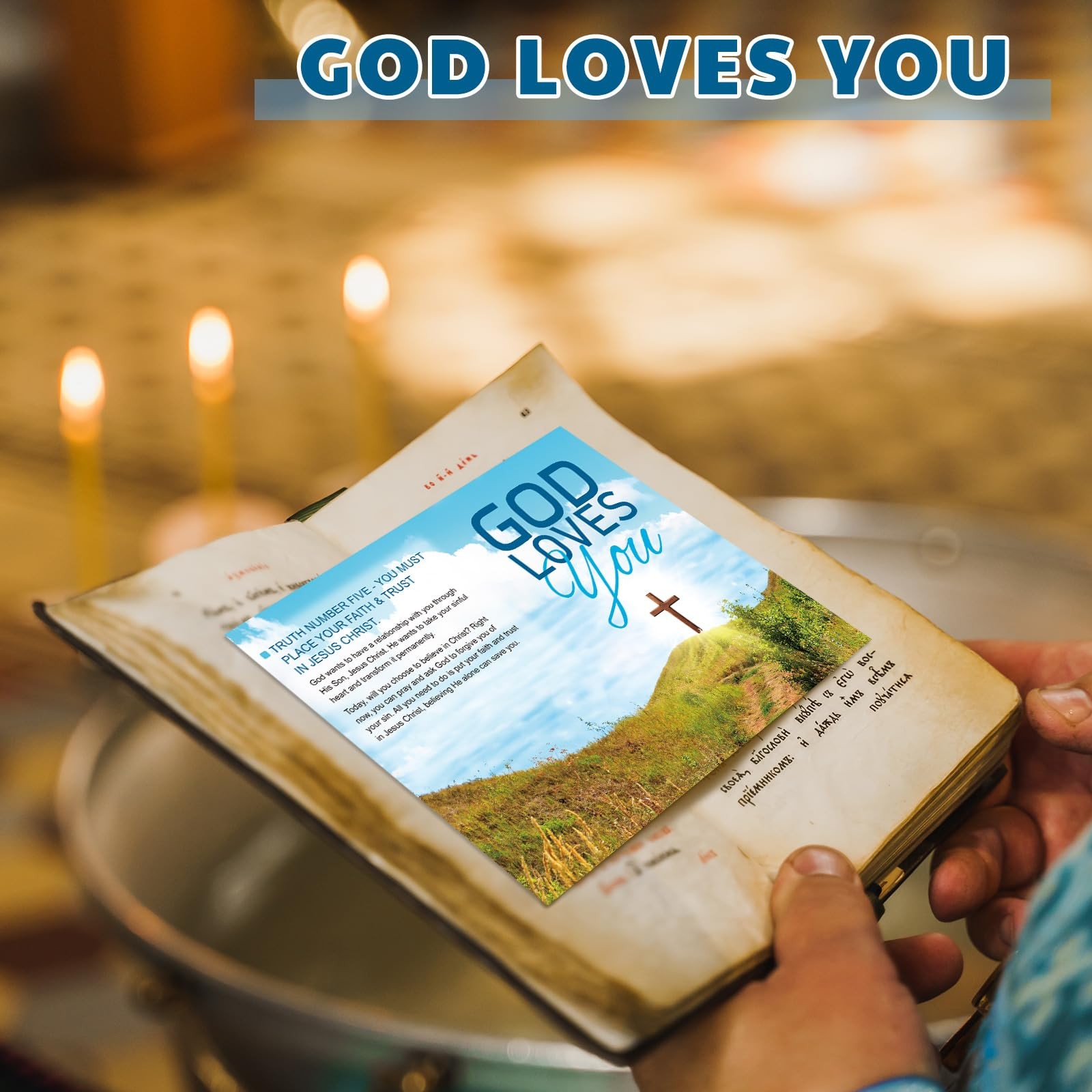 300 Pcs Gospel Tract Card Salvation Plan Cards Bible Tracts Christian Inspira…