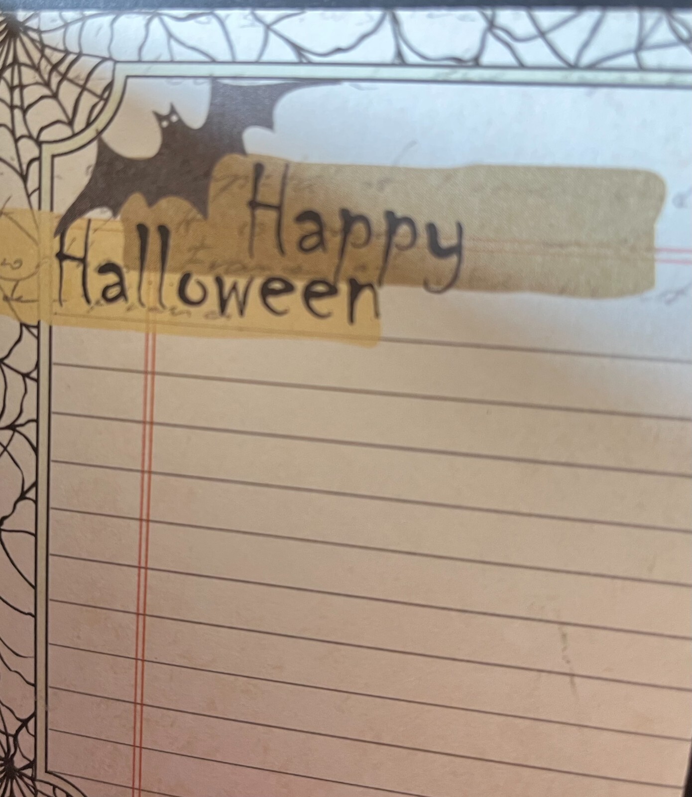 Homemade Halloween Card