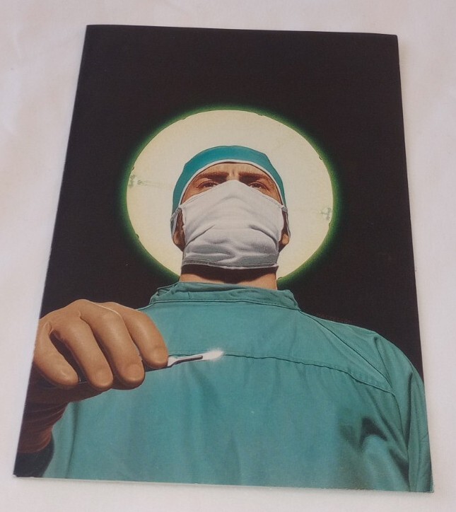 1983 Paper Moon Graphics Greeting Card Scary Doctor Beware Of Masked Men Vintage
