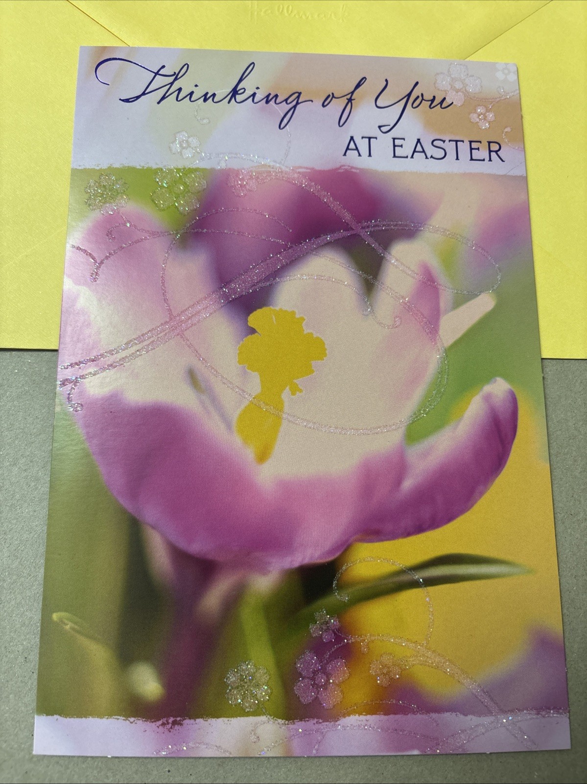 Easter Thinking Of You At Easter Friend Family 5.5”x8” Hallmark Greeting Card