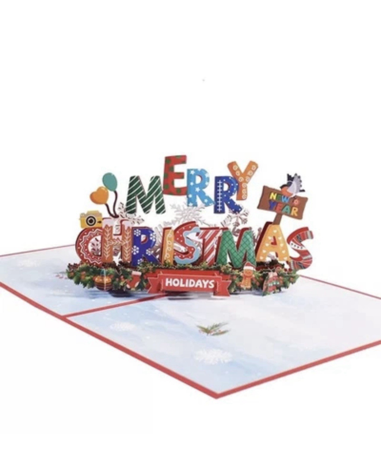 2025-2026 New Year 3D POP-UP Christmas Greeting Card