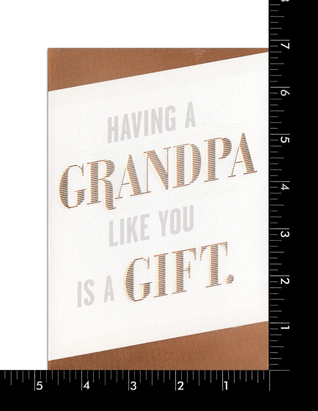 Hallmark HAPPY FATHER’S DAY Card FOR GRANDFATHER, “A Grandpa Like You Is A Gift”