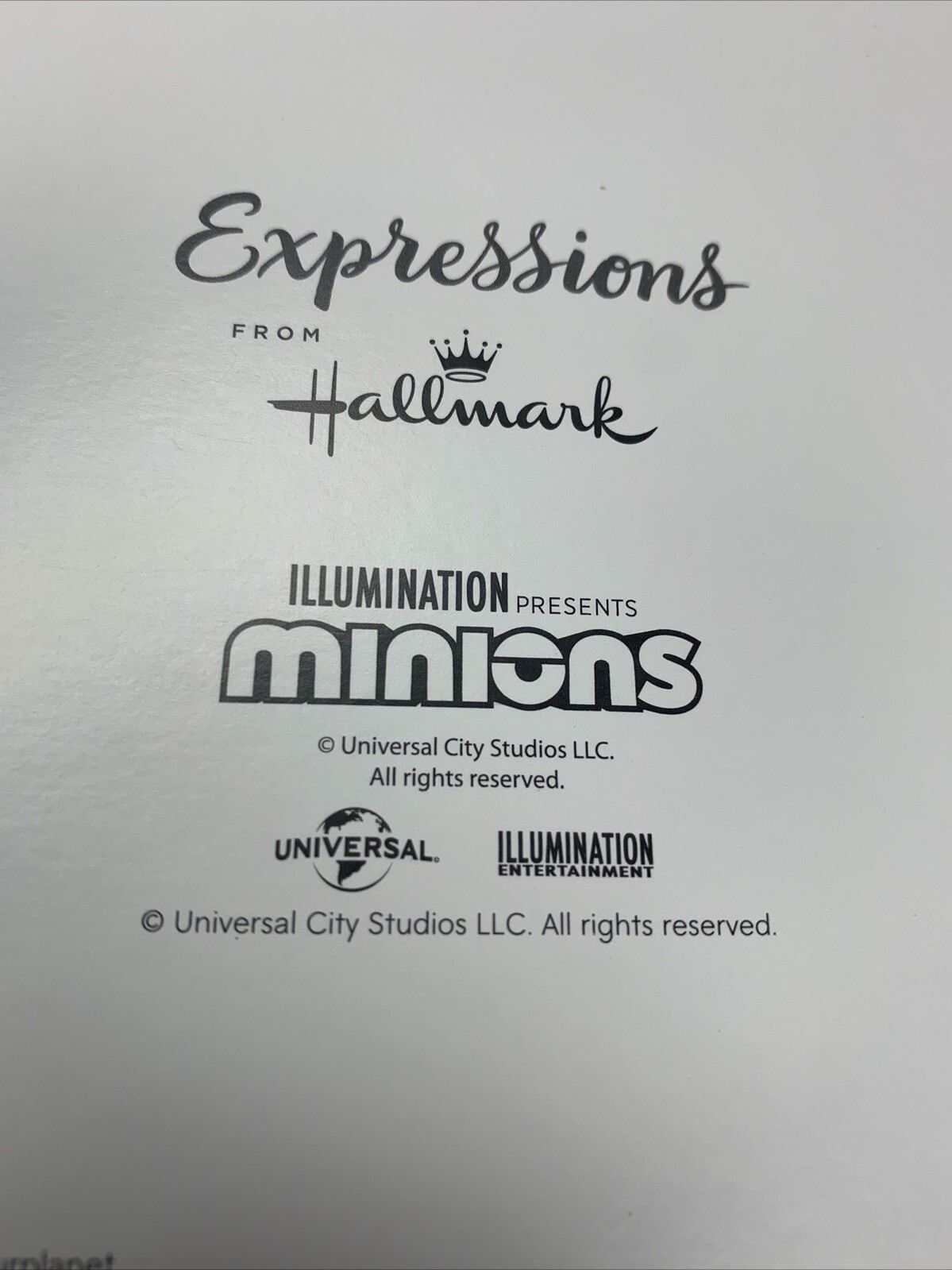 It’s Halloween Minions Scary Awesome 5”x7” Hallmark Greeting Card