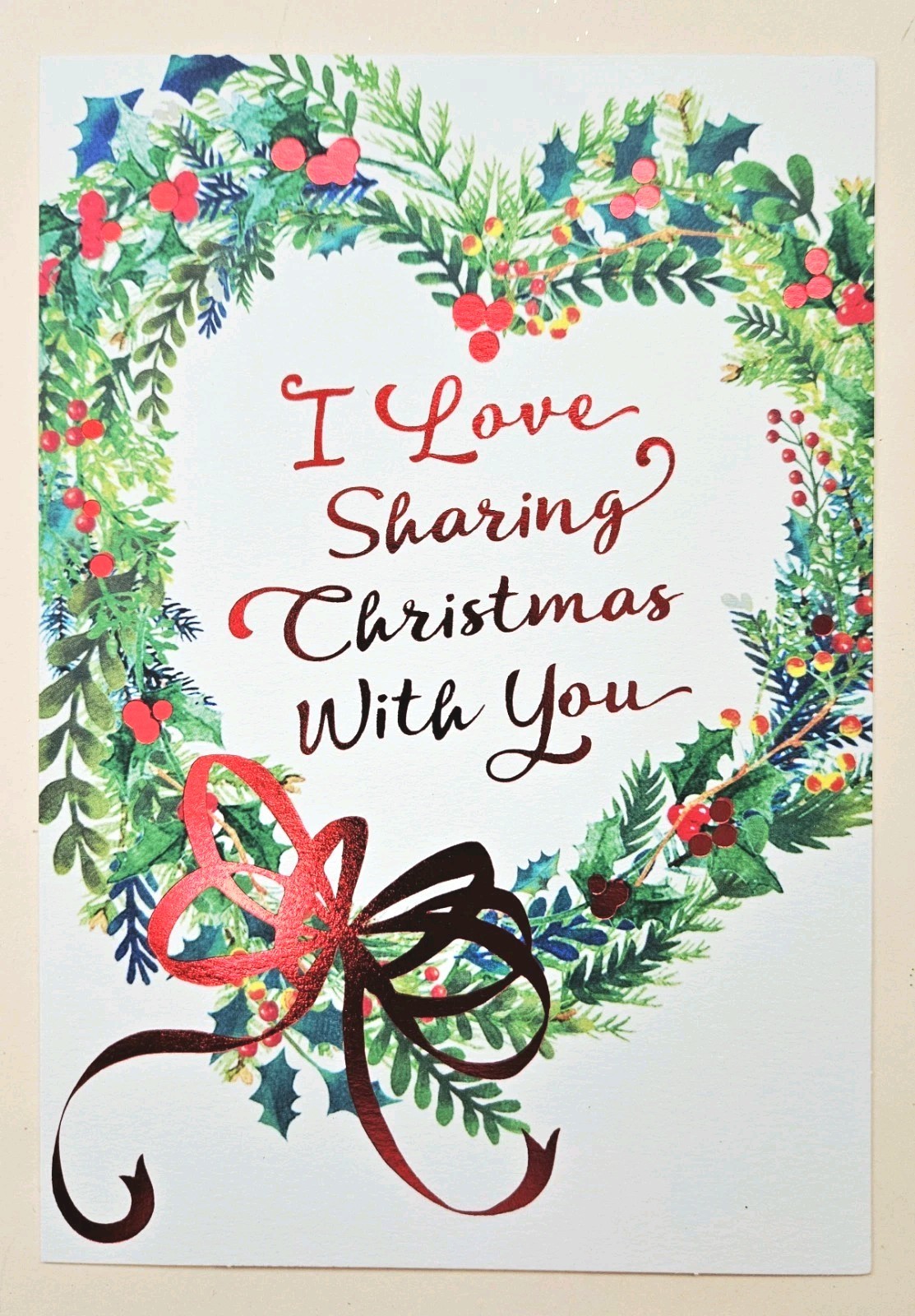 Merry Christmas / Greeting Card (+ Envelope 7×5″)