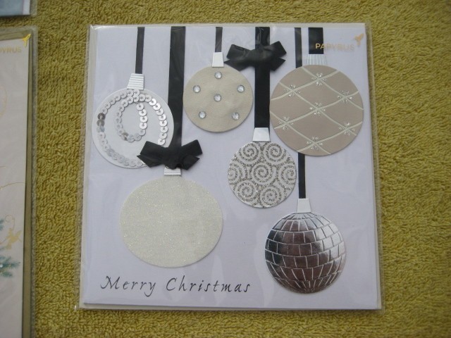Lot of 6 PAPYRUS Christmas Holiday Cards new sealed # I