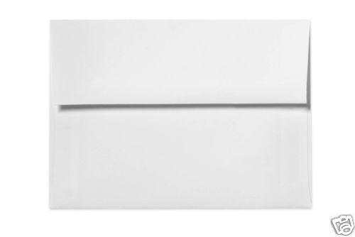 75 White Wedding Invitation A7 Envelope 5.25×7.25 Laser and InkJet Printers