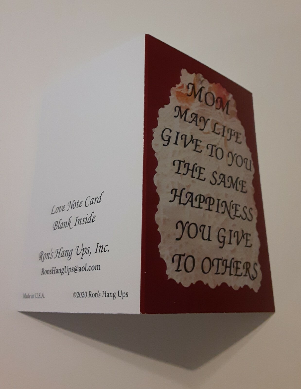 Set of 6 Love Note Cards Greeting Cards Blank Inside Inspirational Friendship #2