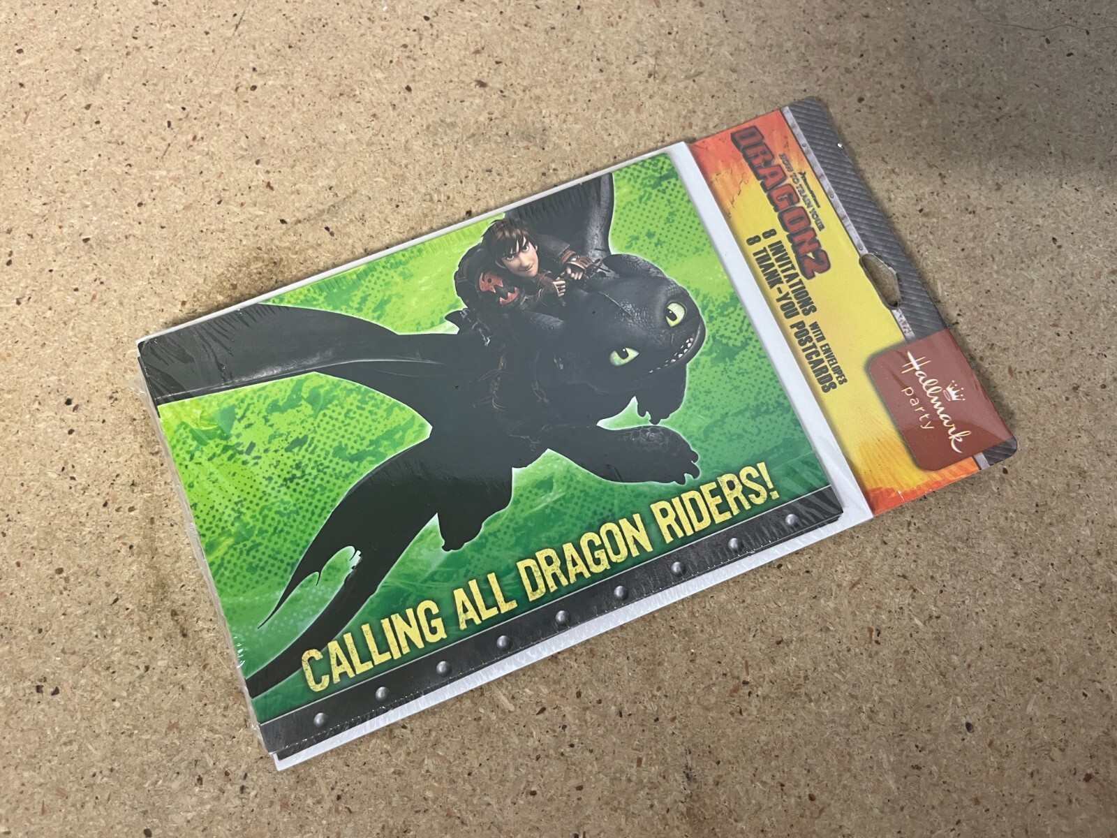 How to Train Your Dragon 2 Invitations Hallmark & Thank You Postcards 8 Pack C67