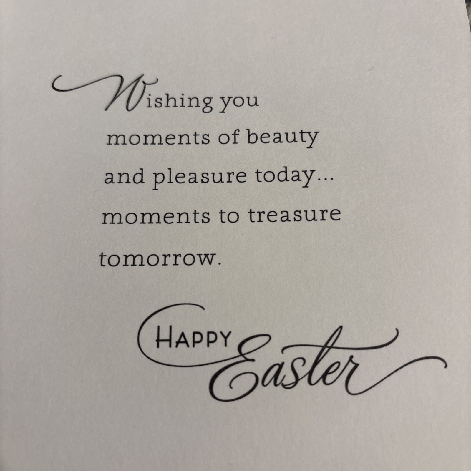Happy Easter 🐣 SON and Daughter In Law 5”x7” Hallmark Greeting Card