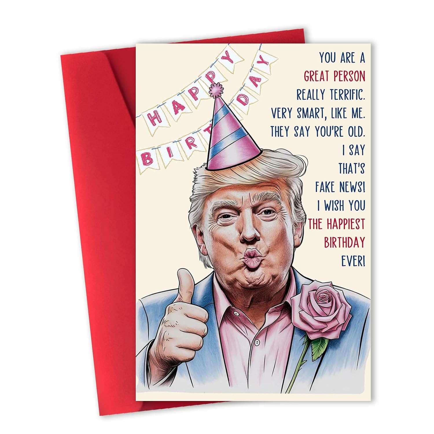 Funny Birthday Cards for Men Women 30th 40th 50th 60th 70th Years Humorous