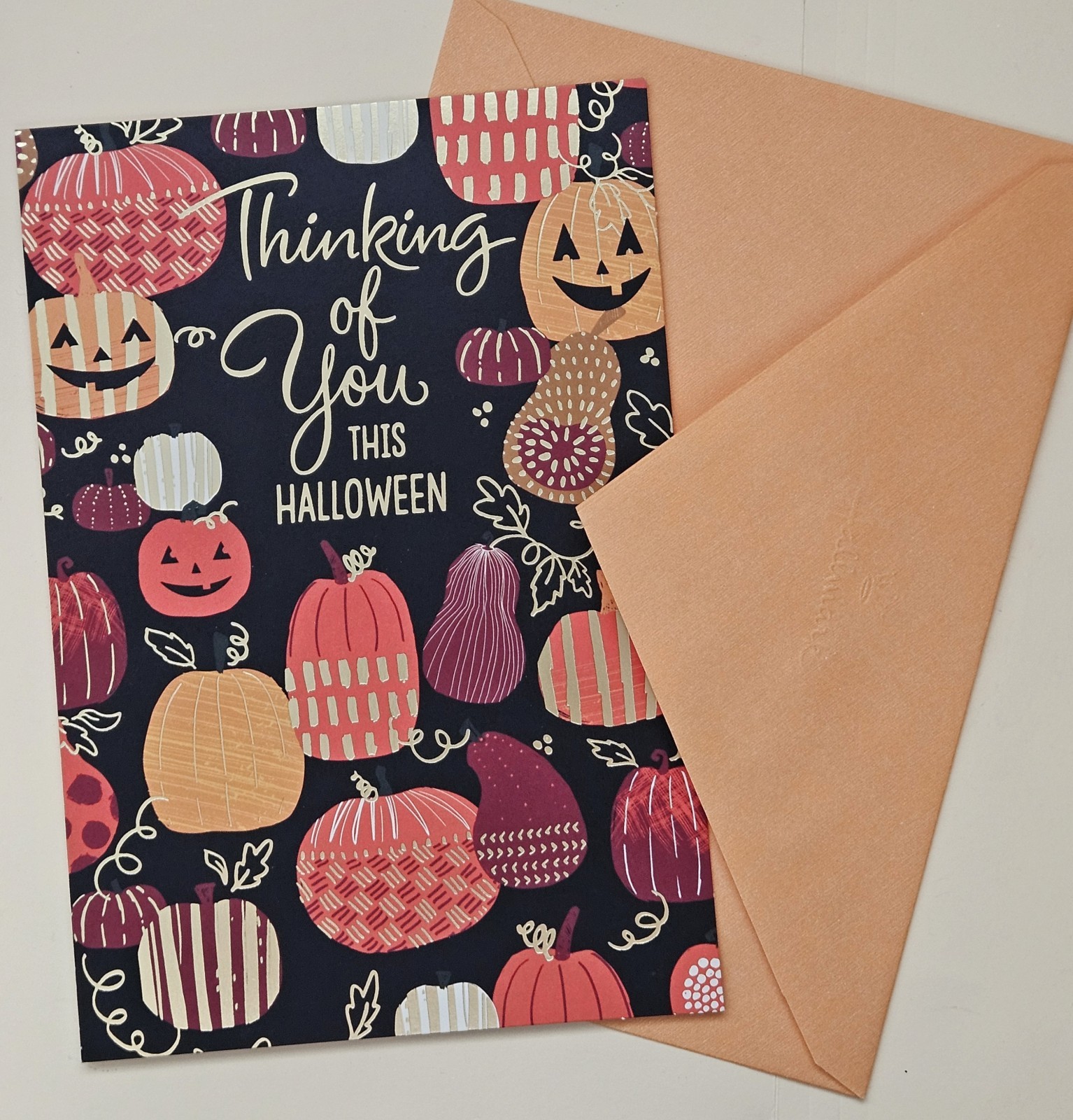 Happy Halloween /Thinking Of You! Greeting Card Large Format (+Envelope 8×5,5″)