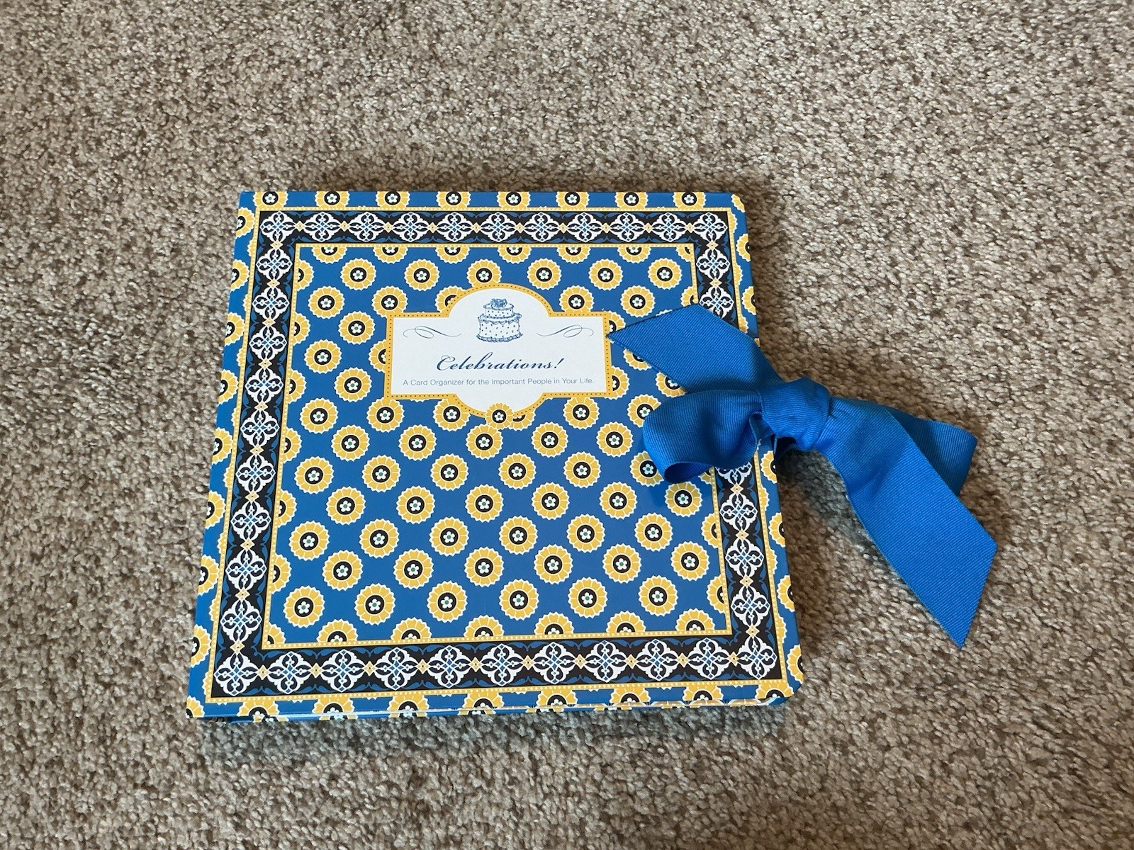 NEW Vera Bradley Celebrations! Annual Dates Greeting Card Organizer