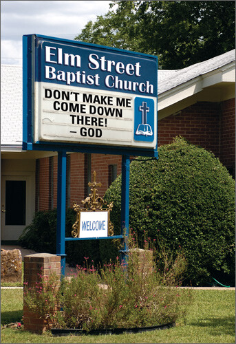 Church Sign – Nobleworks Funny Father’s Day Card