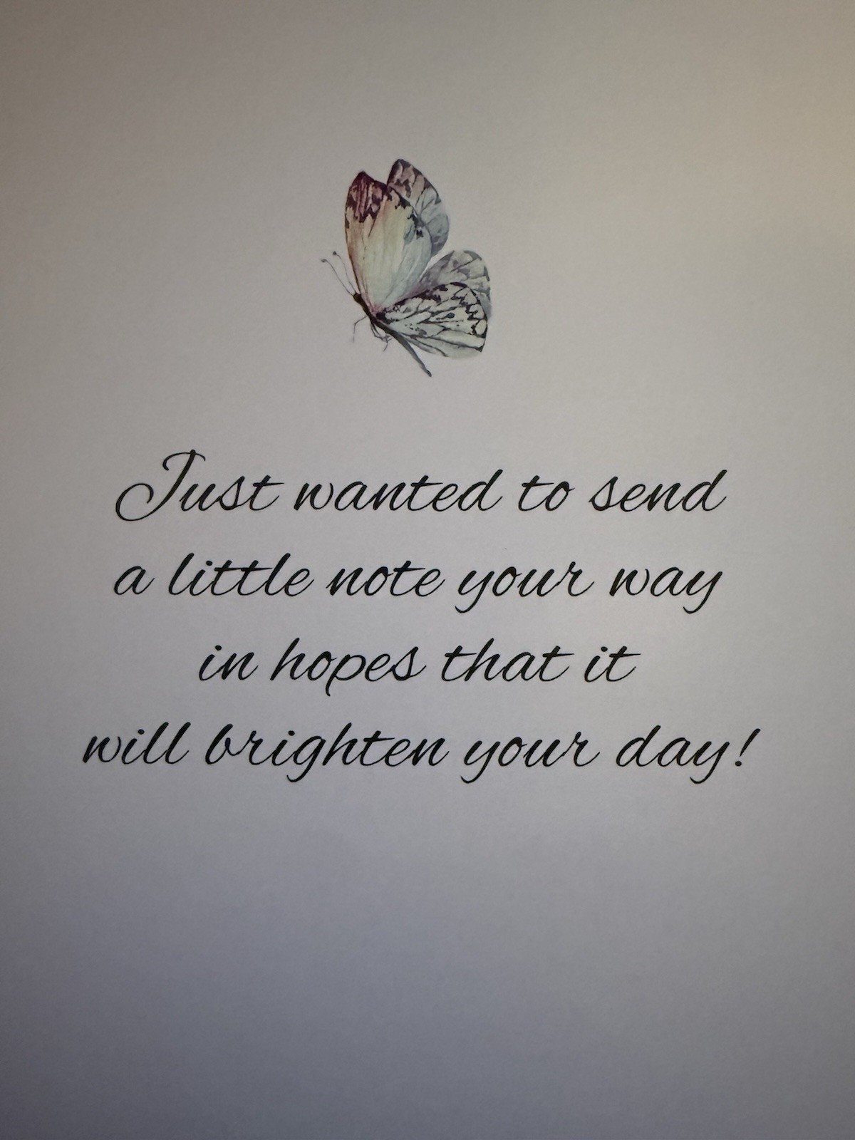 “Thinking of you” – Pretty flower bouquet – Approx 5.5″ X 7.5″ – Friendship Card