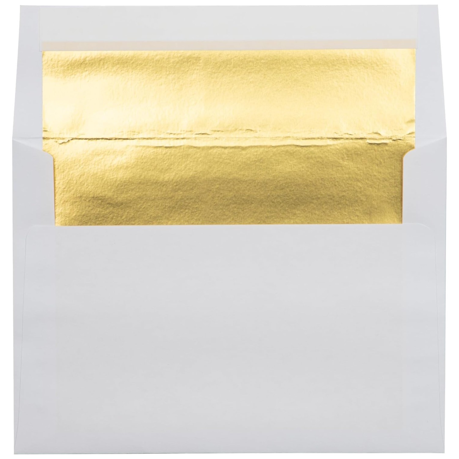 A7 White Envelopes with Gold Lux Lining – 250 Count