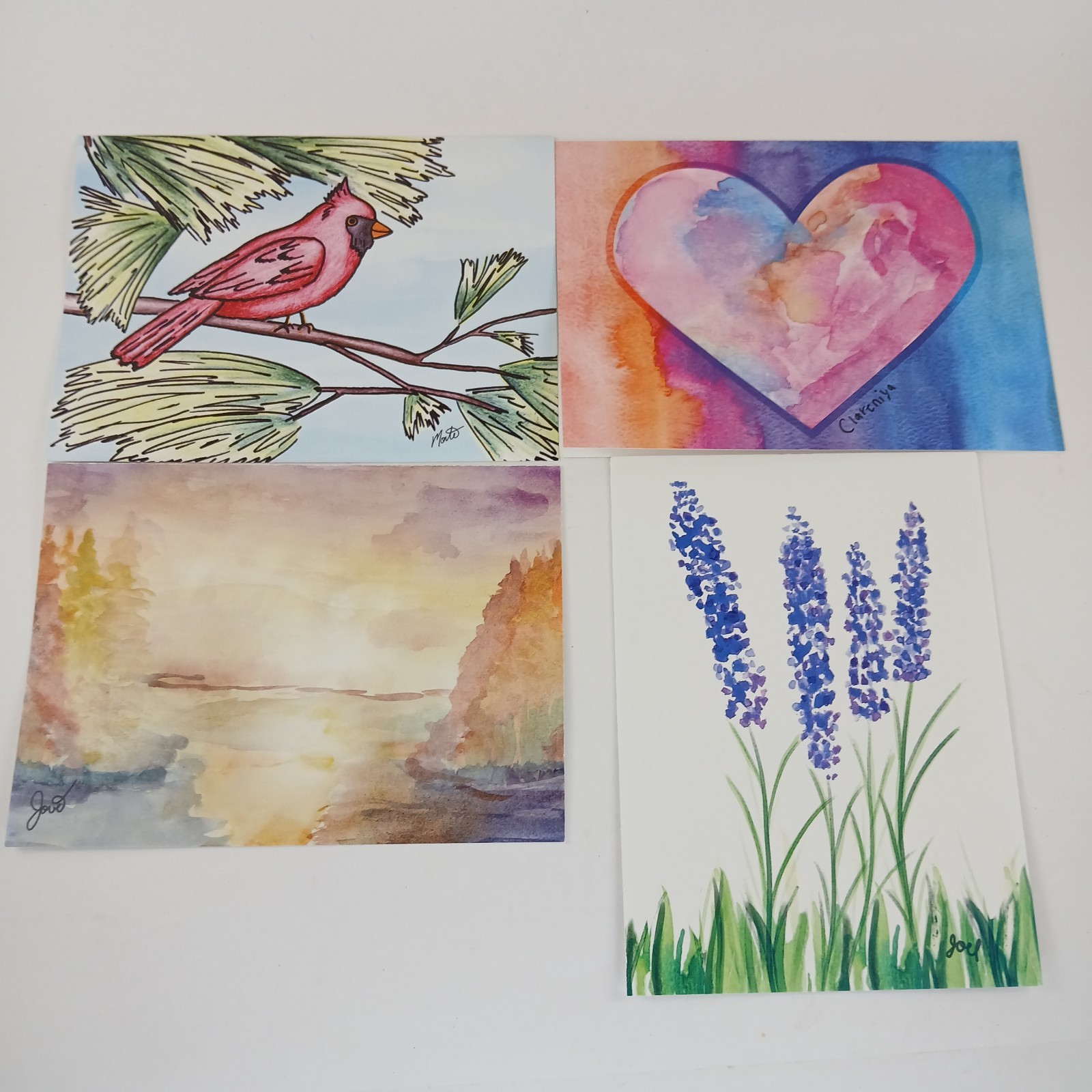 MD Anderson Children’s Art Project Greeting Blank Note Cards 4ct w/Envelopes