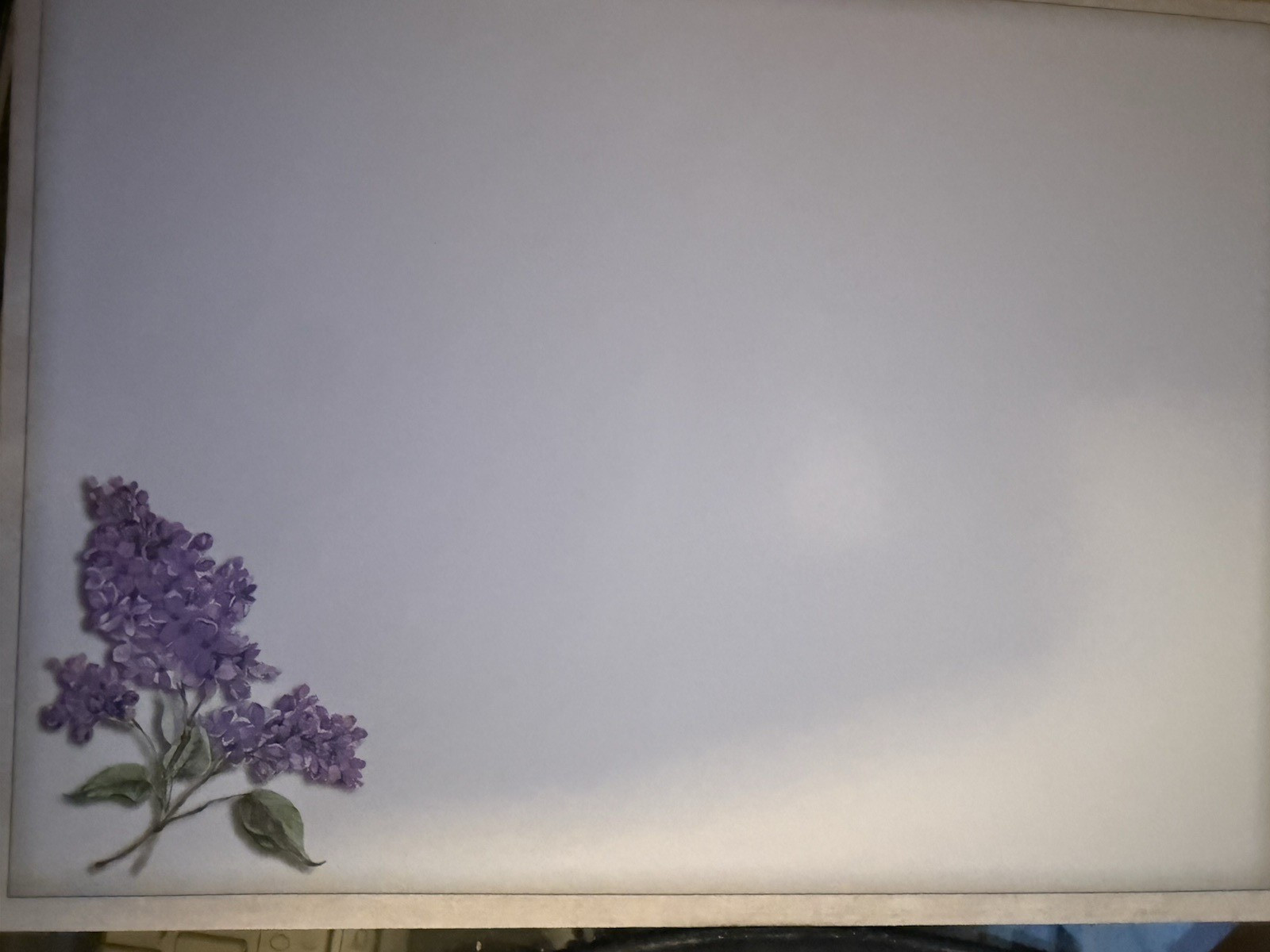 “Thinking of you” – Pretty flower bouquet – Approx 5.5″ X 7.5″ – Friendship Card