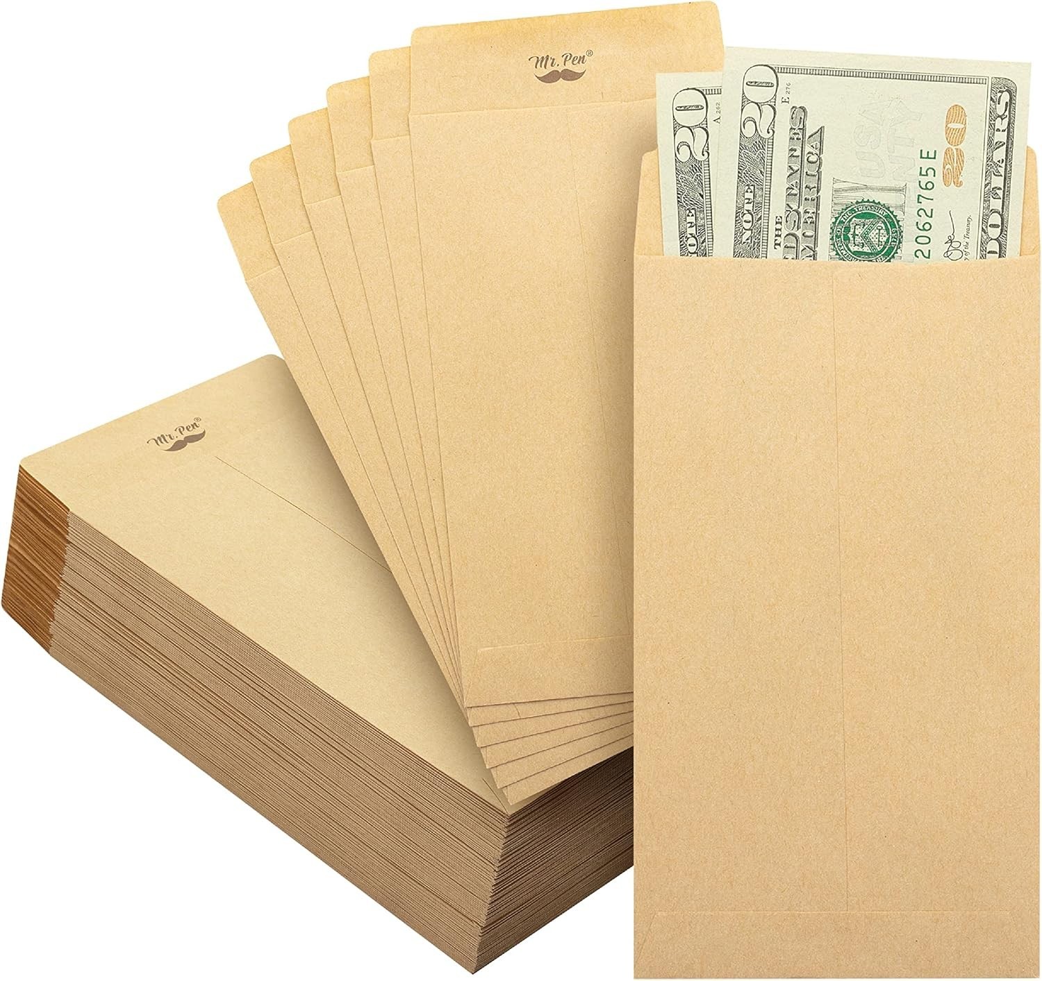 – Money Envelopes for Cash 100 Pack 6.5 X 3.5 Cash Envelopes 100 Envelopes