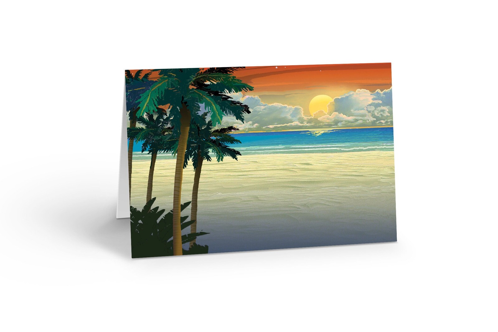 Sunset View Thank You Note Card – 10 Boxed Cards – Sunset- 14361