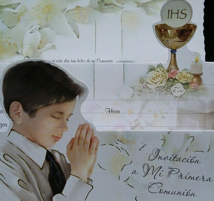Invitaciones de Primera Comunion (Spanish First Communion Invitations)Nino
