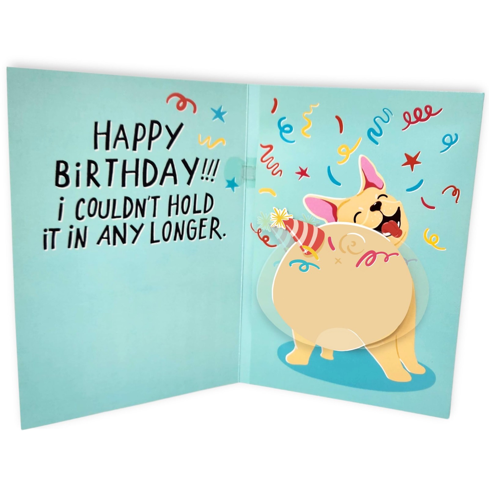 Good Egg Greetings Farting Dog Birthday Card – Funny Birthday Card for Men Wo…