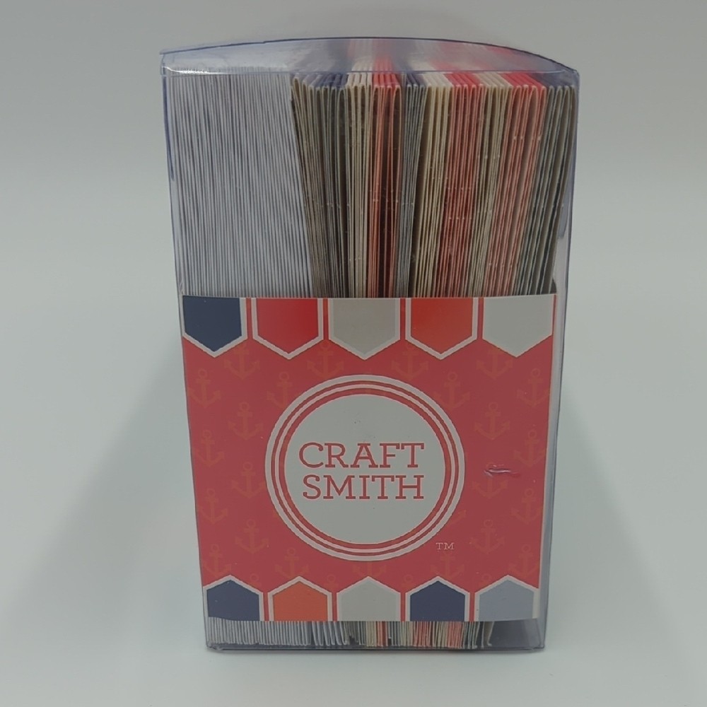 Craft Smith Textured Cards & Envelopes Set Of 80 4.25 In X 5.5 In Red White Blue