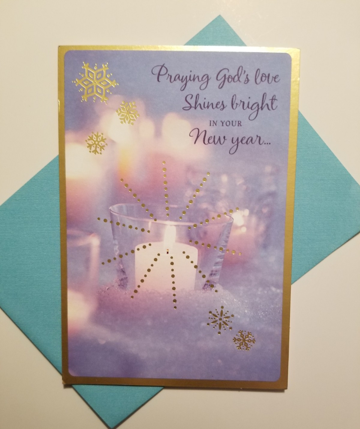 Religious New Year’s Greeting Card God’s Love Day Spring Christian Bible Verse