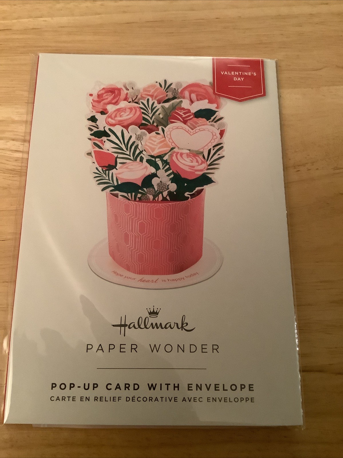 Hallmark Paper Wonder Valentine’s Day Card Pop-Up Flower Bouquet Roses