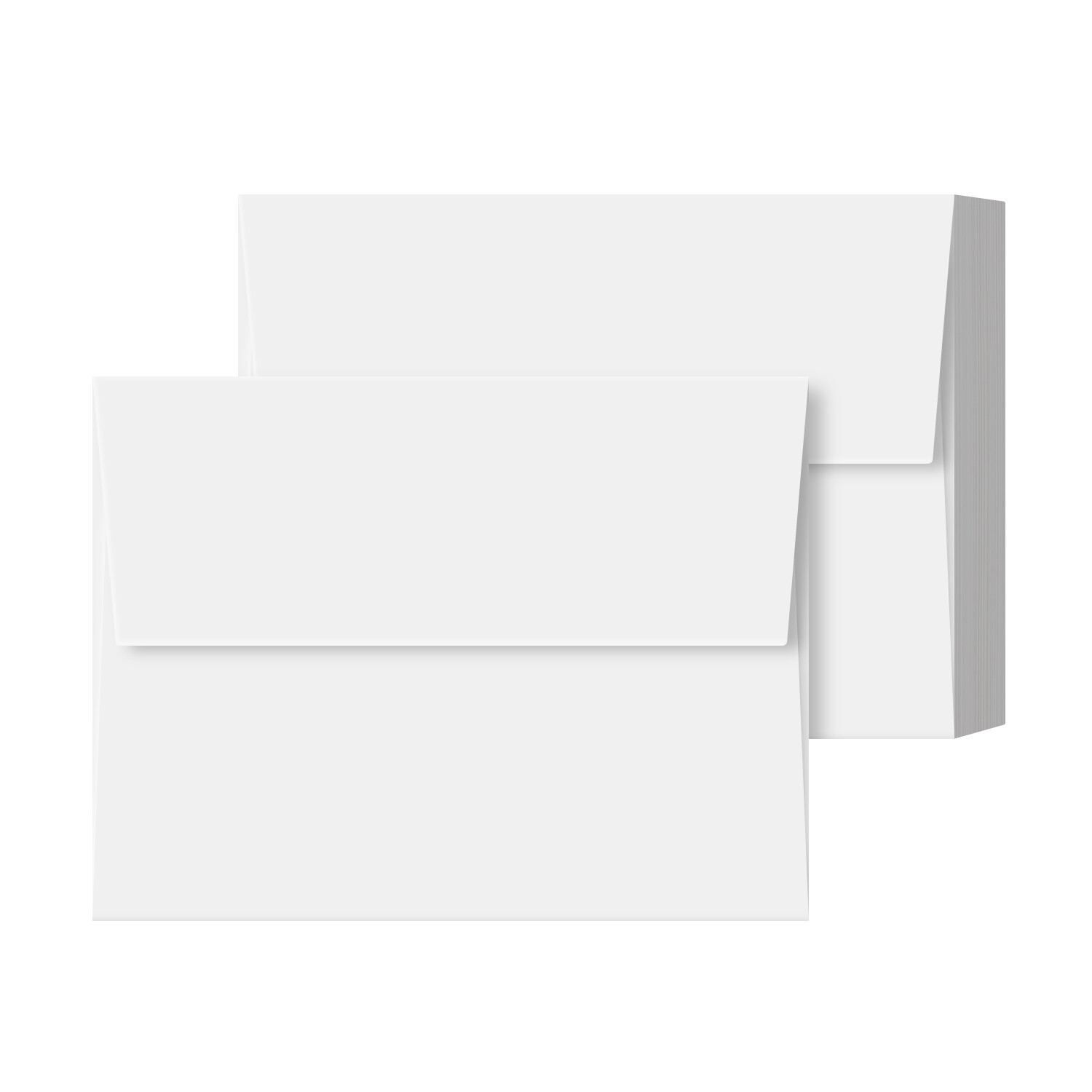 A2 Envelopes, 4 3/8 x 5 3/4, 24lb (90gsm), White, Gummed Square Flap, 50 Qty