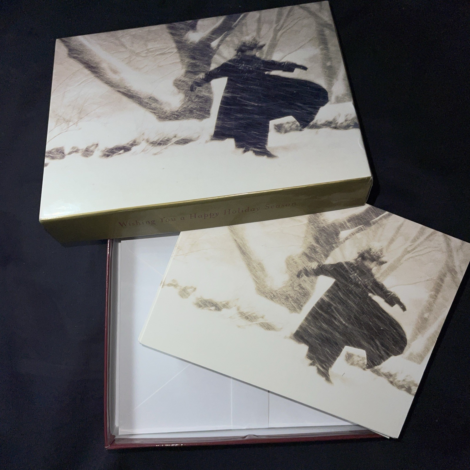 19ct Holiday Seasons Greeting Cards Notecards Galison Collection Snowy Scene