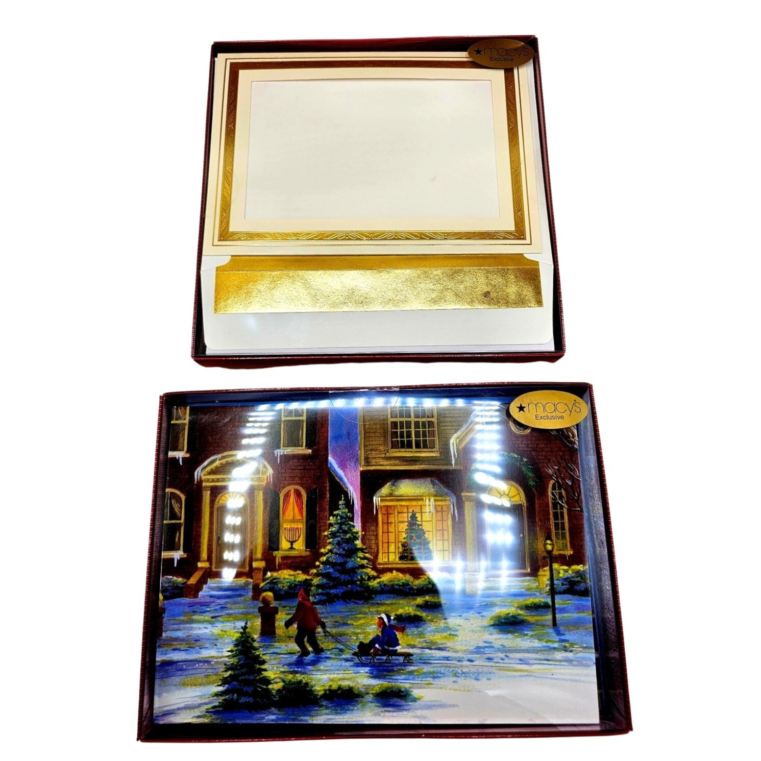 Holiday Collection Christmas Cards And Envelopes 2 Designs 32 Cards Total Macys