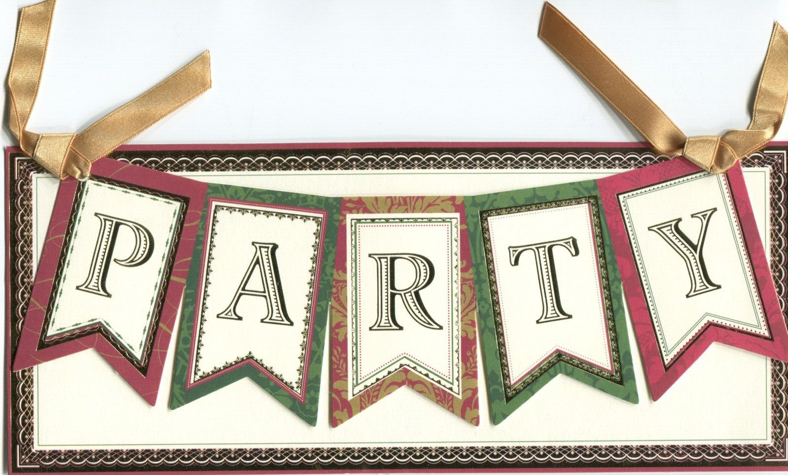 Invitations Anna Griffin Holiday Banner Box of 10 – 3.75″ x 9″