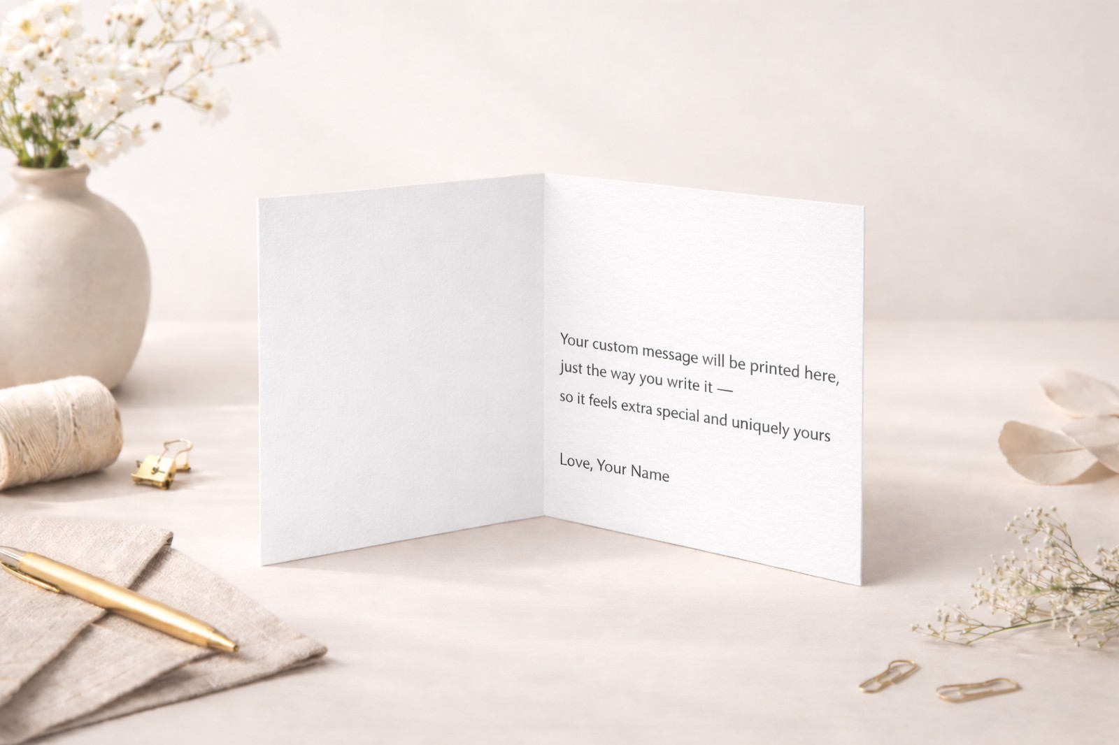 Goofy Poop Thank You Card Funny Nerdy Greeting for Friends and Family