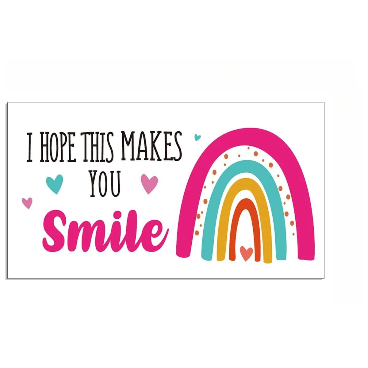 50pcs Mini Thank You Cards I Hope This Makes You Smile Greeting Business Card