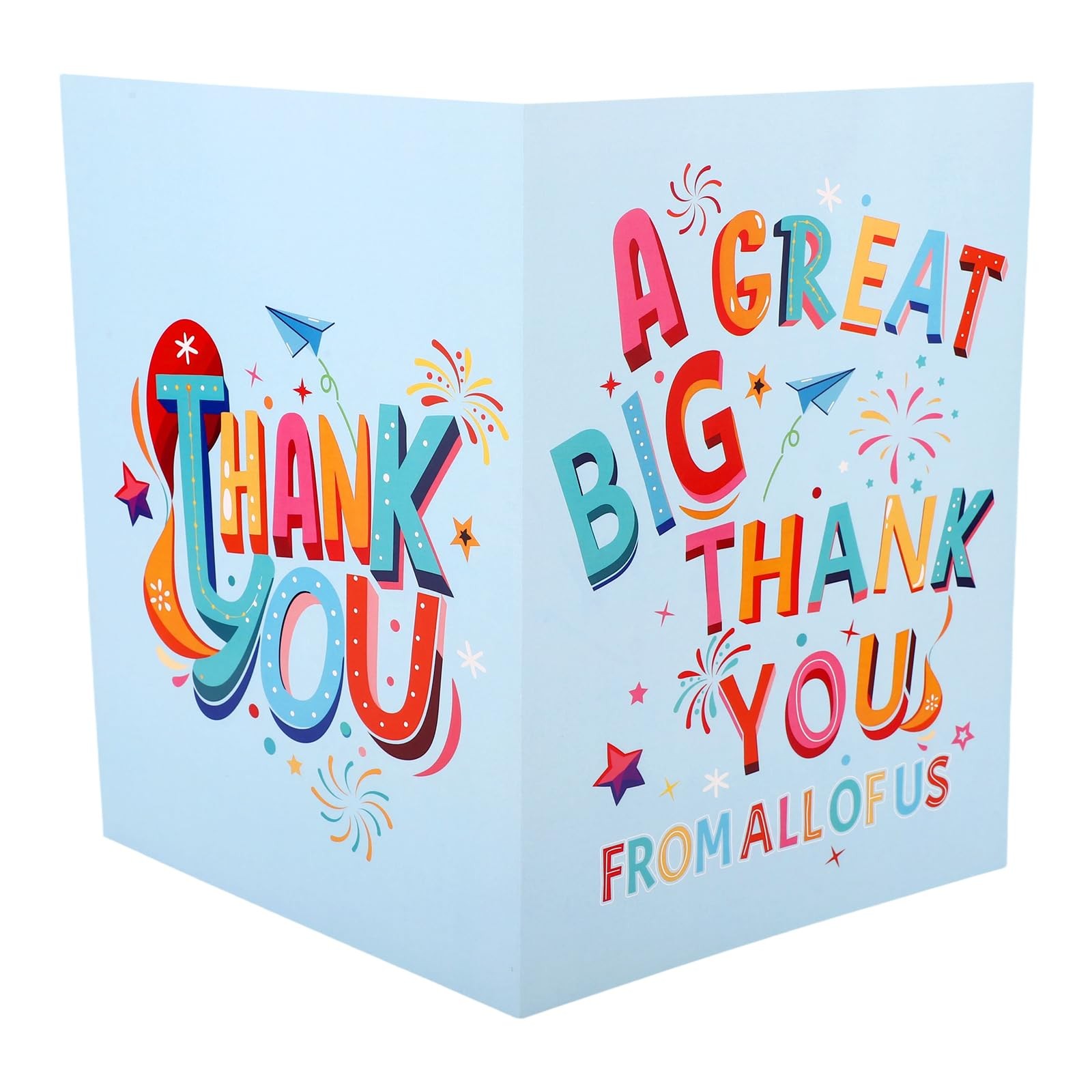 Large Thank You Card, 15.75X10.63In Giant Jumbo a Great Big Thank You Greeting C