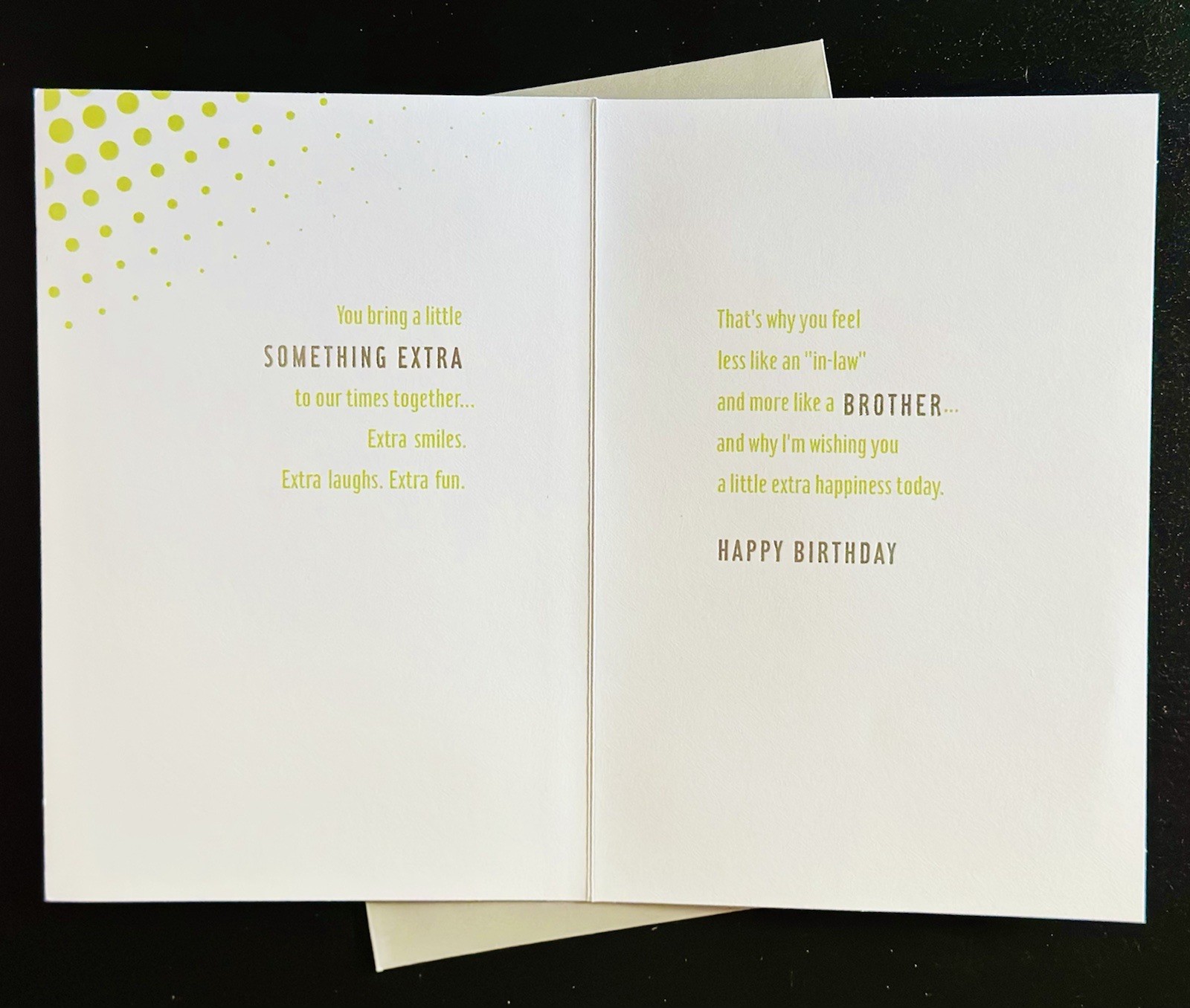 **HAPPY BIRTHDAY BROTHER -IN -LAW GREETING CARD ** SUPER SHINE/GLITTER /SPECIAL