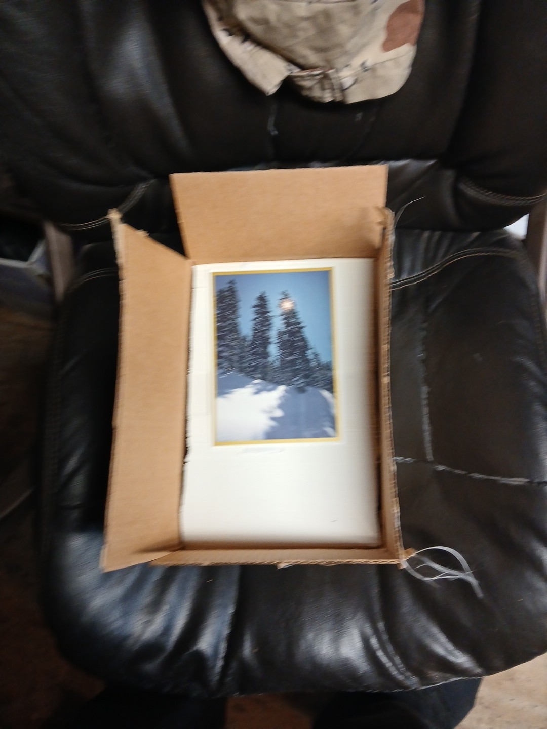BULK LOT 500 Christian Greeting Cards 5×7 Morning Star”Snow Scene –NO ENVELOPES